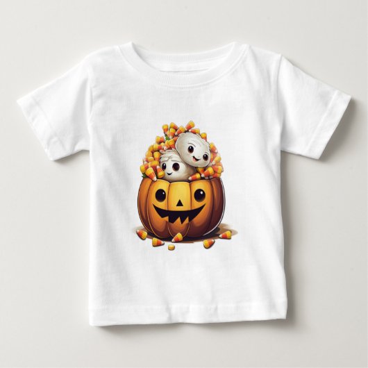 T-shirt The Pumpkin Who Couldn't Stop Smiling (Voorkant)