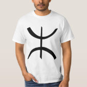T-shirt Tifinagh letter Z (ⵣ) (Voorkant)