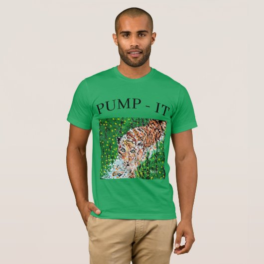 T-shirt : TIGER / PUMP-IT (Voorkant volledig)