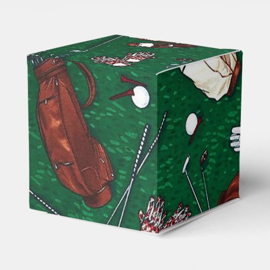 T-shirt Tijd Golf Cube Favor Box Bedankdoosjes (Achterkant)