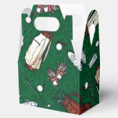 T-shirt Tijd Golfpatroon Favor Box Bedankdoosjes (Geopend)