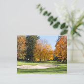 T-shirt Tijd in het najaar Briefkaart (Staand voorkant)