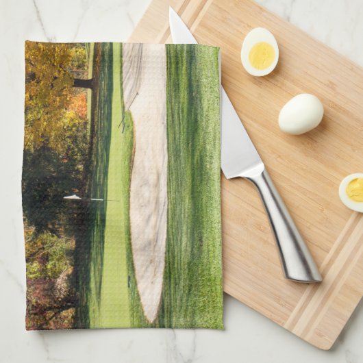 T-shirt Tijd in het najaar Theedoek (Quarter Fold)