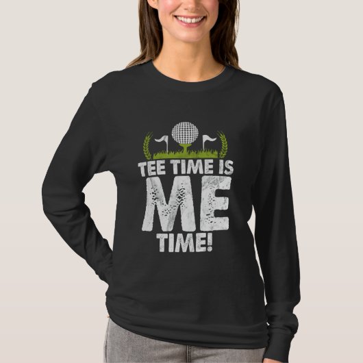 T-shirt tijd is mij tijd! Golfmoeder (Voorkant)