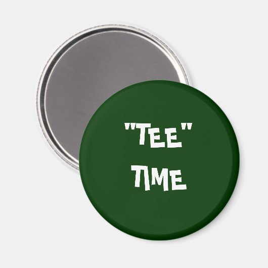 "T-SHIRT" TIJD MAGNEET (Voorkant / Achterkant)