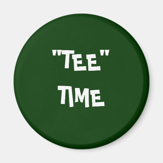 "T-SHIRT" TIJD MAGNEET (Voorkant)