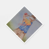 T-SHIRT TIJD MONOGRAM PARTIJ SERVETTEN (Hoek)