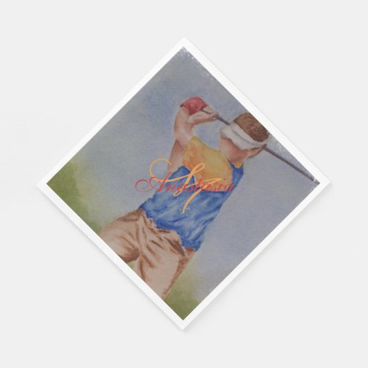 T-SHIRT TIJD MONOGRAM PARTIJ SERVETTEN (Hoek)