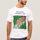 T-shirt : tijger (Voorkant)