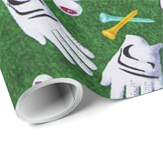 T-shirt Time Girly Golf Cadeaupapier (Rol Hoek)