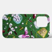 T-shirt Time Girly Golf Case-Mate iPhone Case (Achterkant (horizontaal))