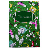 T-shirt Time Girly Golf Medium Cadeauzakje (Voorkant)