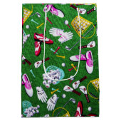 T-shirt Time Girly Golf Medium Cadeauzakje (Achterkant)