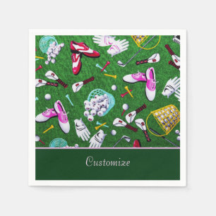 T-shirt Time Girly Golf Servet