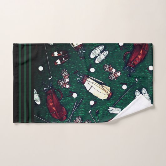 T-shirt Time Golf Bad Handdoek (Handdoek)