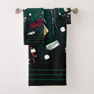 T-shirt Time Golf Bad Handdoek