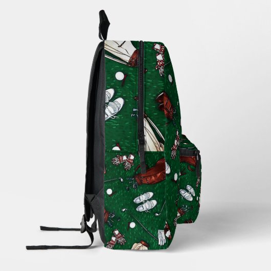 T-shirt Time Golf Bedrukte Rugzak (Links)