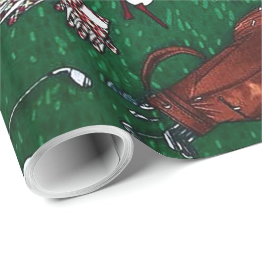 T-shirt Time Golf Cadeaupapier (Rol Hoek)