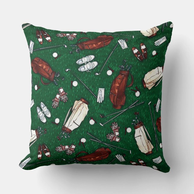 T-shirt Time Golf Kussen (Voorkant)