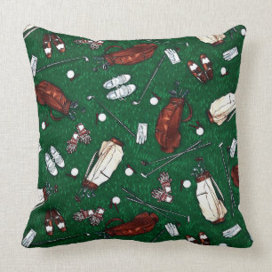 T-shirt Time Golf Kussen