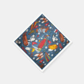 T-shirt Time Golf Pattern Napkins Servet (Hoek)