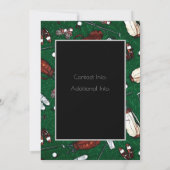 T-shirt Time Golf Tournament Invitation Kaart (Achterkant)