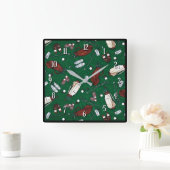 T-shirt Time Golf Vierkante Klok (Huis)