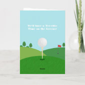 T-shirt Time Magazine-thema Golffeest (Achterkant)