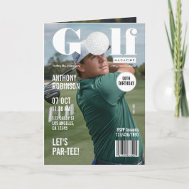 T-shirt Time Magazine-thema Golffeest