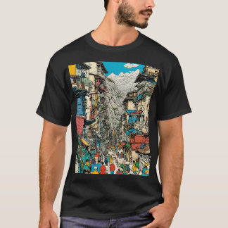 T-Shirt **Titel**: "Creatieve strijd: angst in de