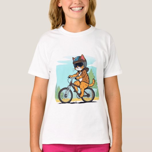 T-shirt titled: The Adventure of the Cat. (Voorkant)