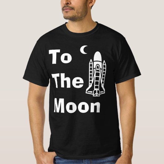 T-Shirt To The Moon (Voorkant)