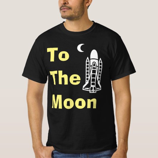T-Shirt To The Moon (Voorkant)