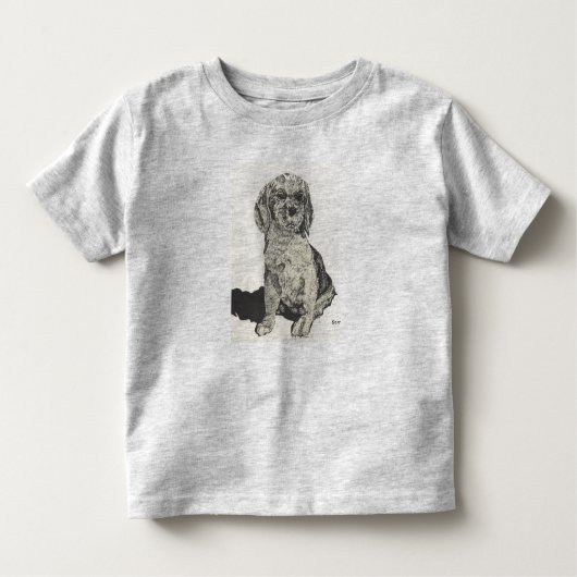 : T-Shirt Toddler Cocker Spaniel (Voorkant)