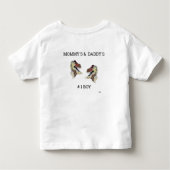 T-shirt: Toddler Dinosaurs # 1 BOY Kinder Shirts (Achterkant)