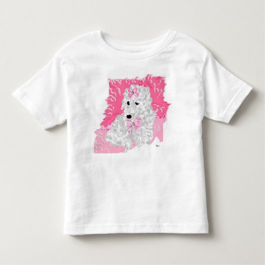 T-Shirt Toddler Poodle (Voorkant)