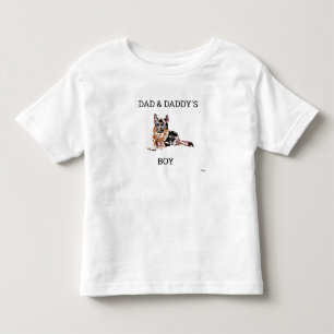 T-shirt: Toddler's Duitse herder Kinder Shirts