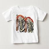 T-Shirt Toddlers : Zebra (Voorkant)