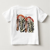 T-Shirt Toddlers : Zebra (Achterkant)