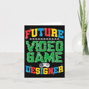 T-shirt toekomstig ontwerper van videogames jongen kaart