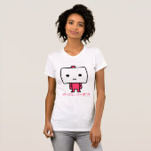 T-shirt - Tofu - Roze (Voorkant volledig)