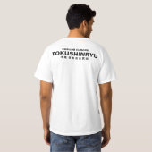 T-Shirt Tokushinryu, Kobudo, Europe, white (Achterkant volledig)