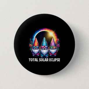 T-shirt Totale Zonsverduistering Overeenkomen met Ronde Button 5,7 Cm