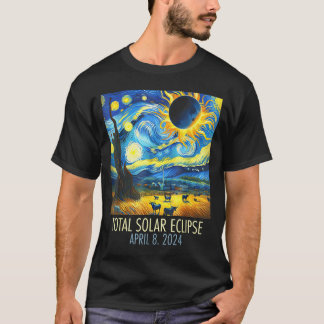 T-shirt Totale Zonsverduistering Sterrennacht