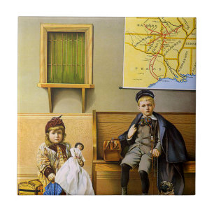 T-SHIRT Train Depot Tegeltje