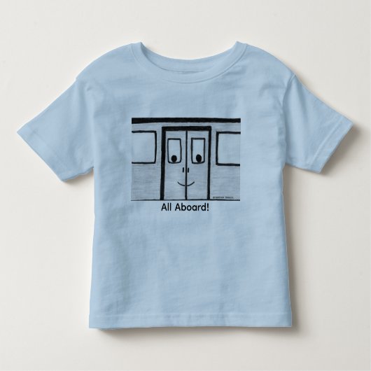 T-shirt "Travis the Train Door" (Voorkant)