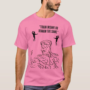 T-shirt: trein waanzinnig t-shirt