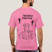 T-shirt: trein waanzinnig t-shirt (Achterkant)