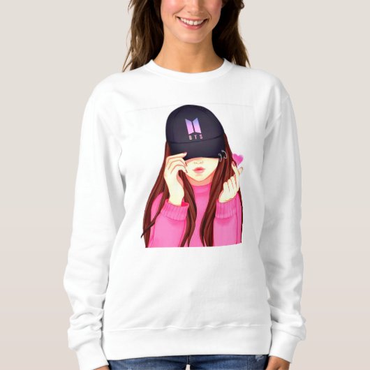 T-Shirt Trendy Vrouwen Sweatshirts (Voorkant)