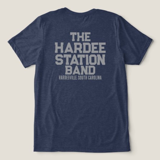 T-Shirt Tri-Blend Shirt (Design achterkant)